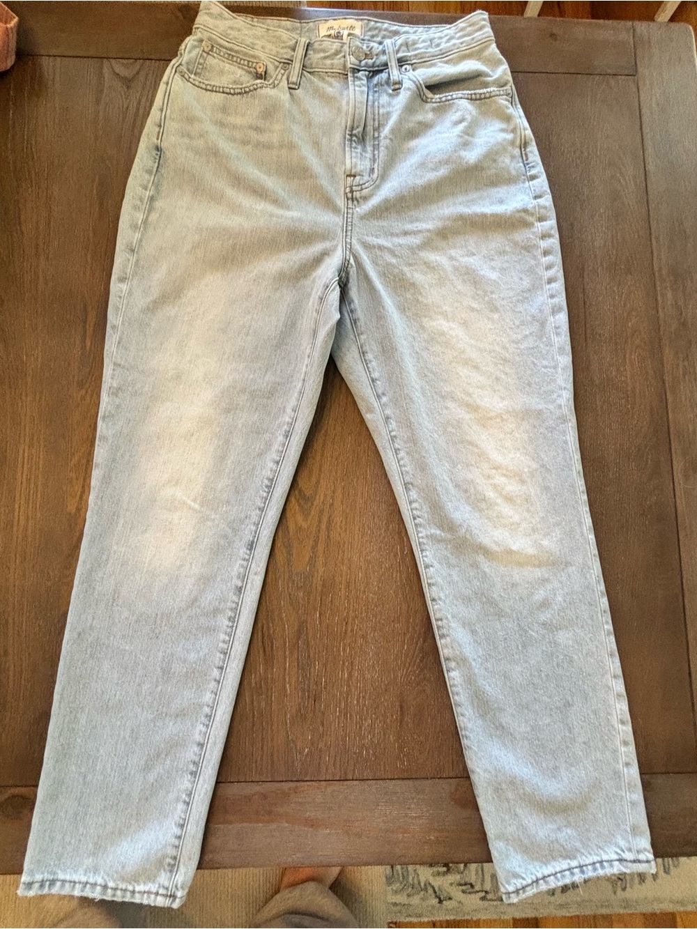 Madewell Pale Blue High-Rise Relaxed Jeans